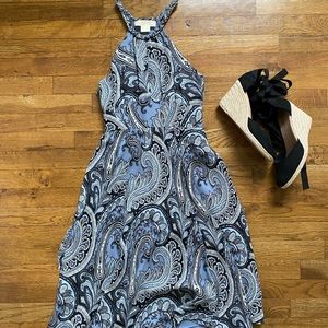 Michael Kors Blue and Black Dress
